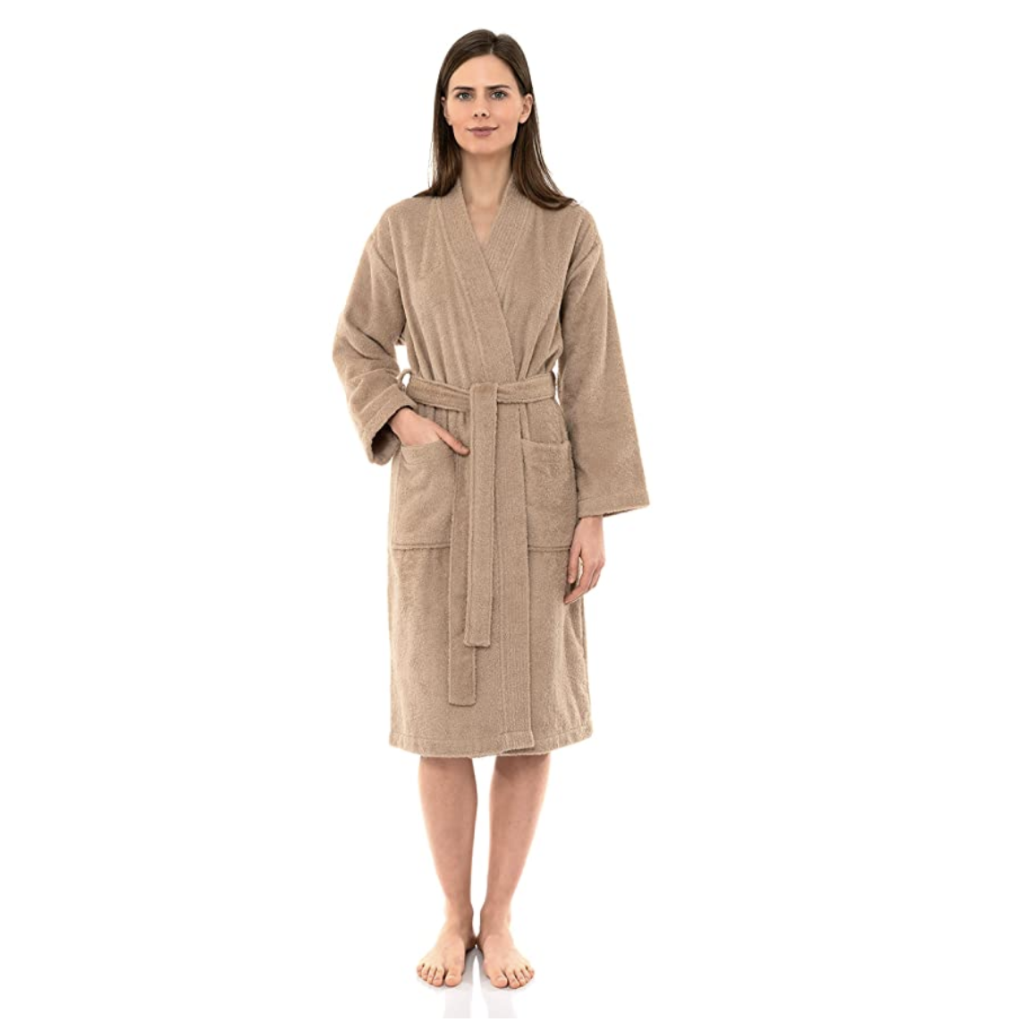 Tan Bathrobe