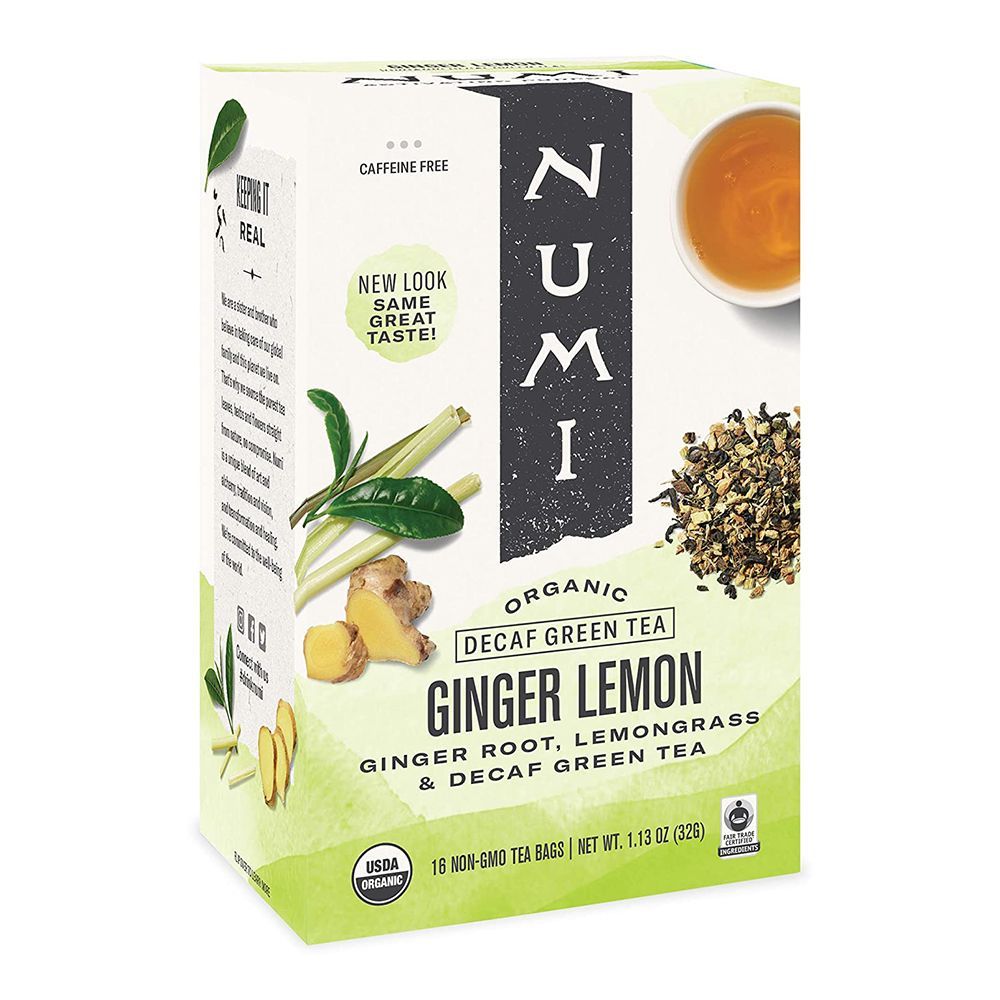 Numi Organic Ginger Lemon Decaf Green Tea