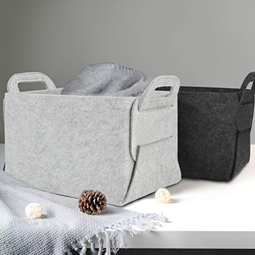 Large Felt Baskets With Carry Handles