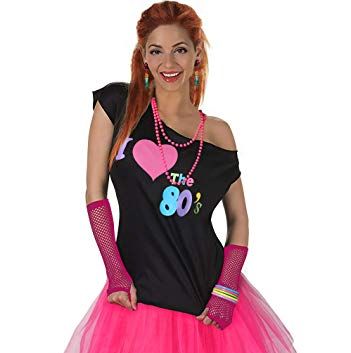 Fun Shack 80s Outfit For Women 80s Costume Accessory Kit Adult : :  Clothing, Shoes & Accessories