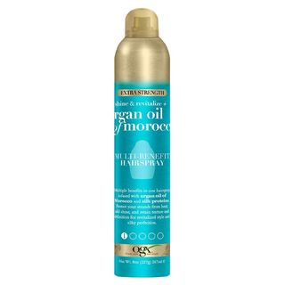 Revitalize + Argan Shine Extra Strength Multi-Benefit Heat Protection Hairspray 