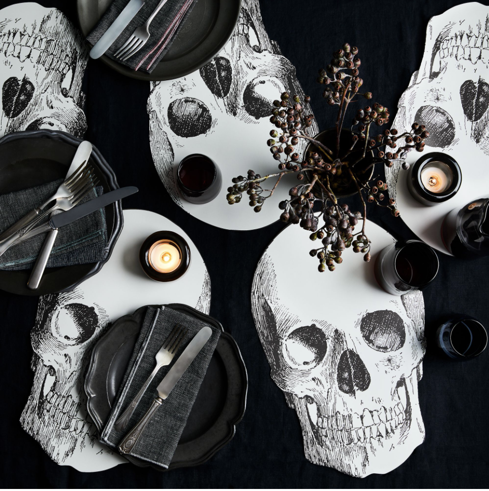 Skull Paper Placemats
