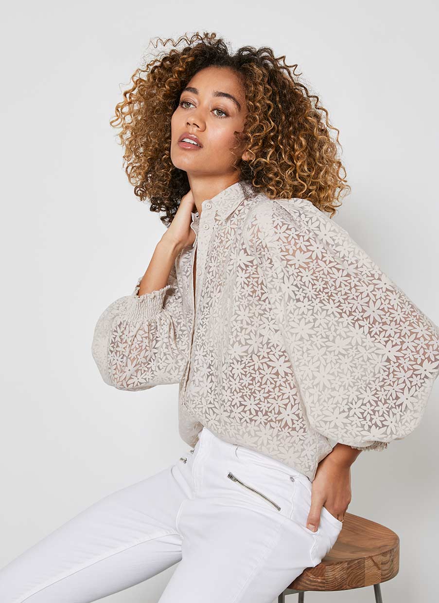 Floral Puff Sleeve Blouse, £79