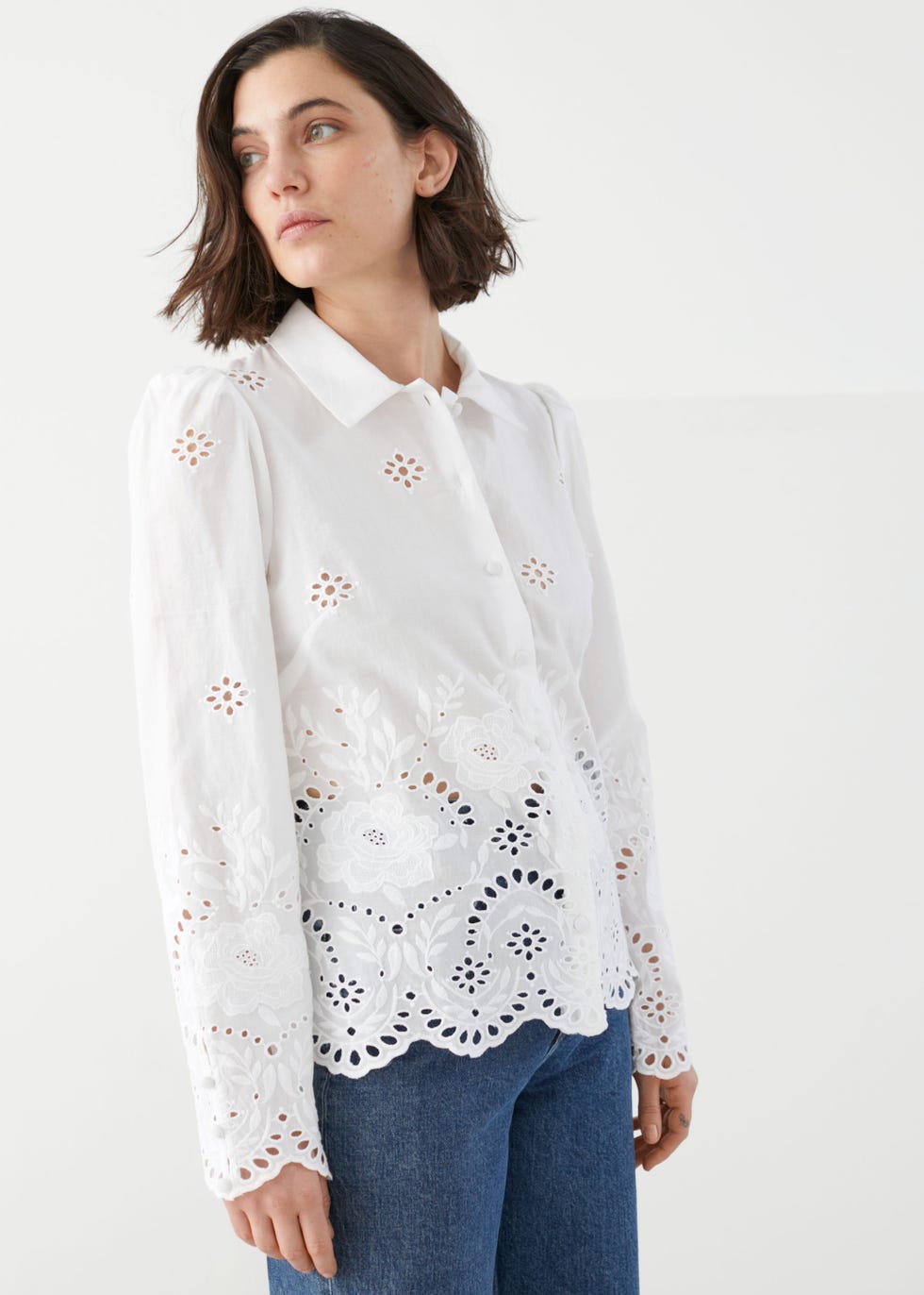 Broderie Anglaise Blouse