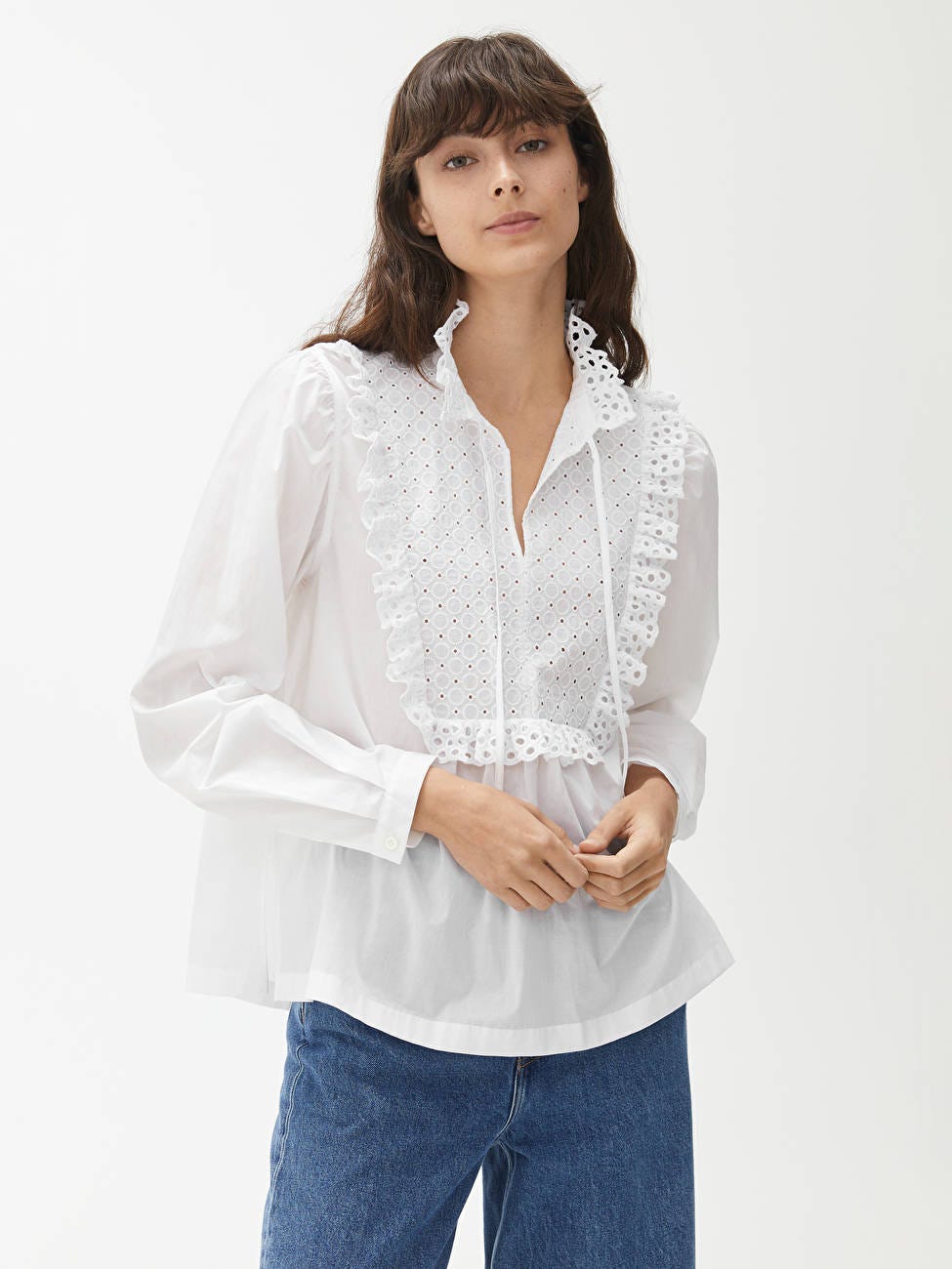Broderie Anglaise Blouse, £69