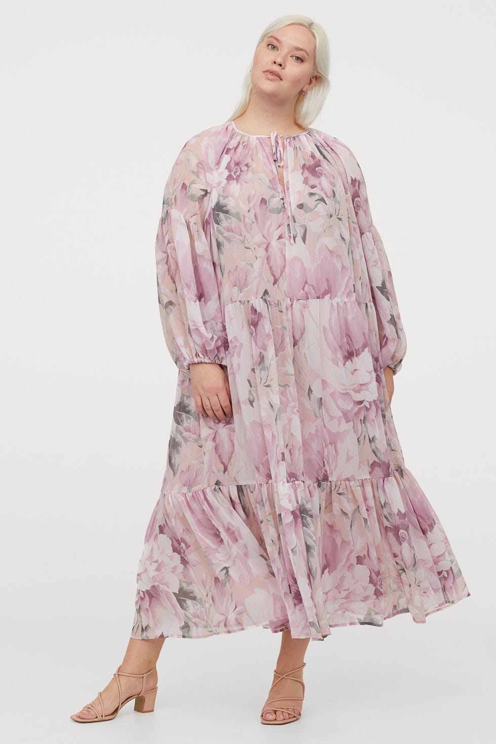 H&M+ Chiffon dress