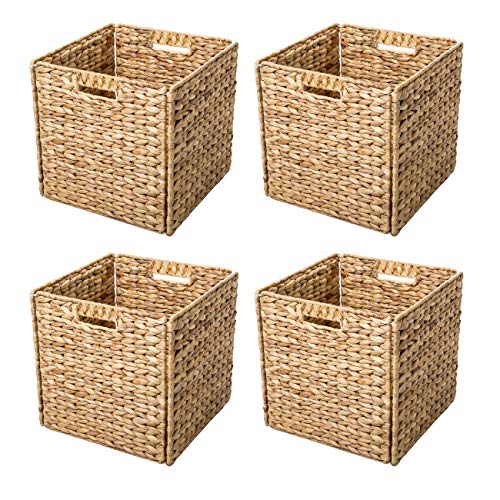 Foldable Hyacinth Storage Baskets 