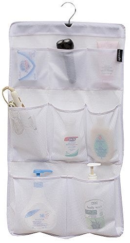 3 Pack Hanging Mesh Shower Caddy Organizer With 6 Pockets, Shower