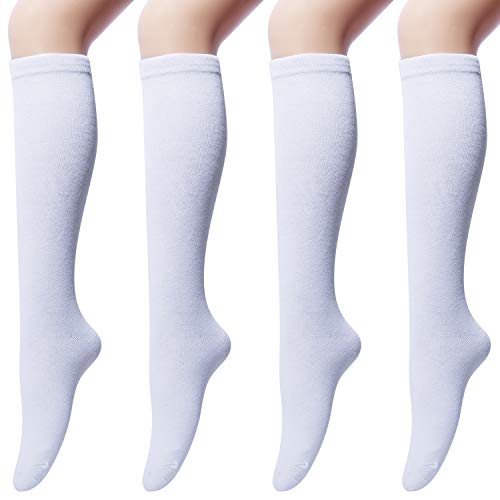 Solid Knee High Socks