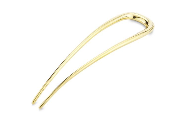 Large Sleek Goldplated Hair Pin