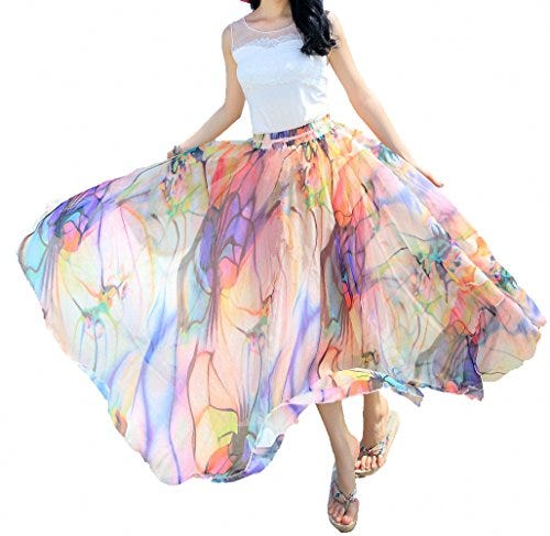 Maxi Chiffon Skirt