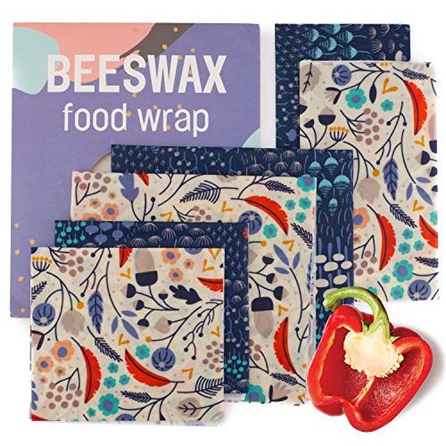 Beeswax wraps, set of 6
