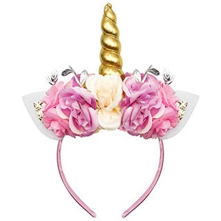 Unicorn Flower Headband