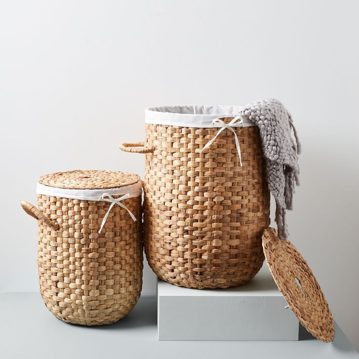 Round Weave Laundry Baskets