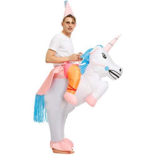 Inflatable Unicorn Rider Costume 