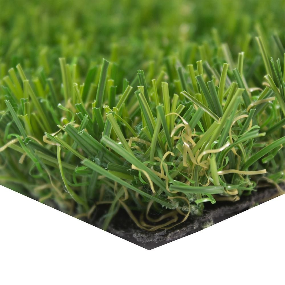 Deluxe Artificial Grass Synthetic Lawn Turf,15 ft. W