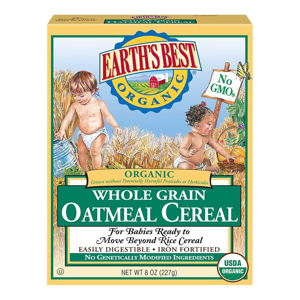 organic iron fortified baby cereal