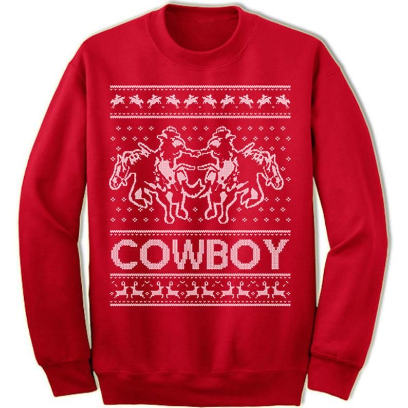 Cowboy Ugly Christmas Sweater