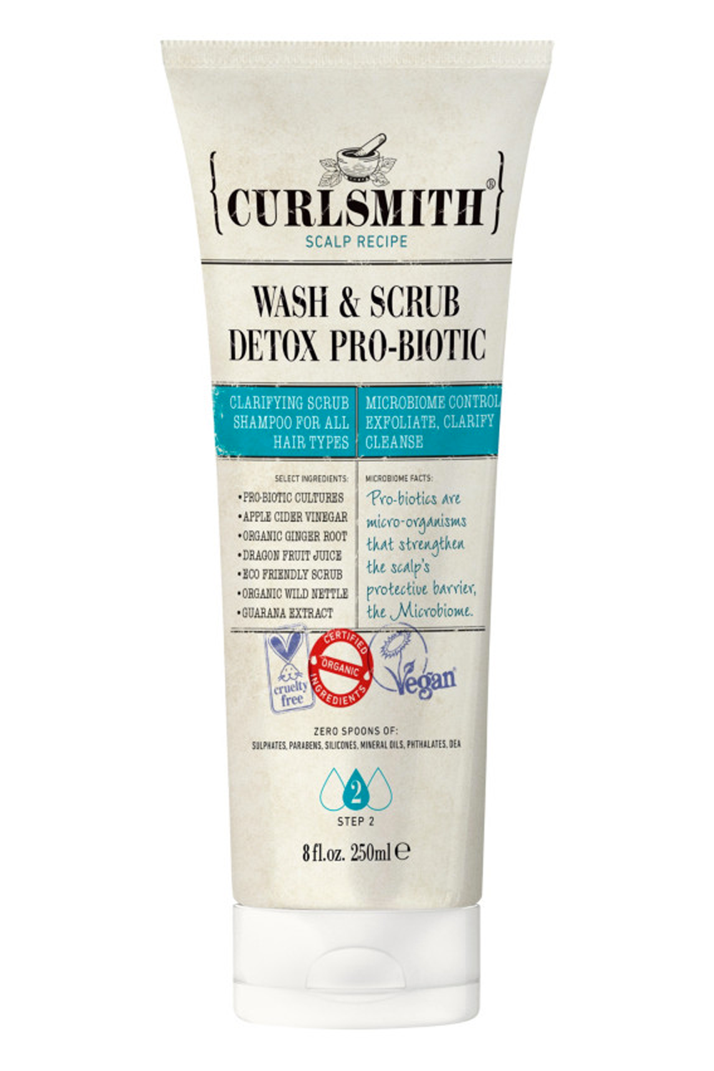 Curlsmith Wash & Scrub Detox Pro-Biotic