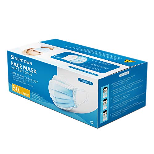 Paquete de 50 mascarillas de polipropileno de 3 capas