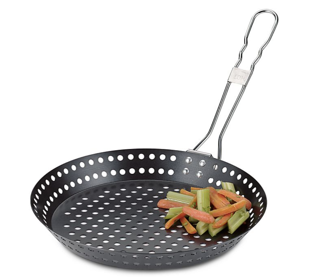 The One Grilling Tool You're Missing Is a Skillet With Holes