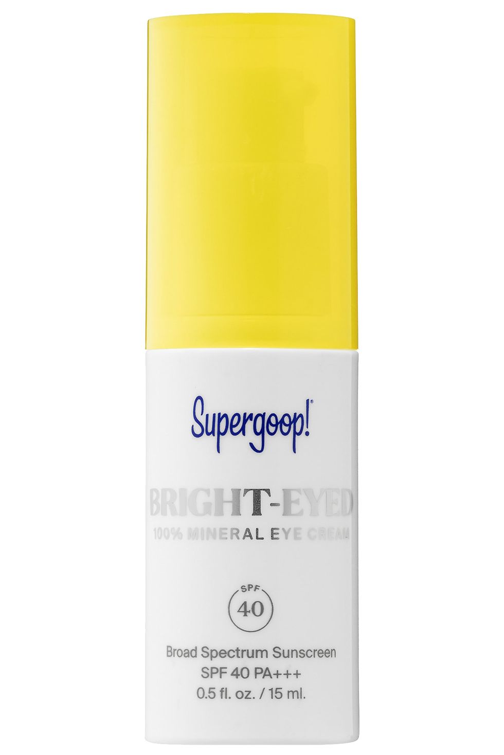 Supergoop Bright-Eyed 100% Mineral Eye Cream SPF 40 