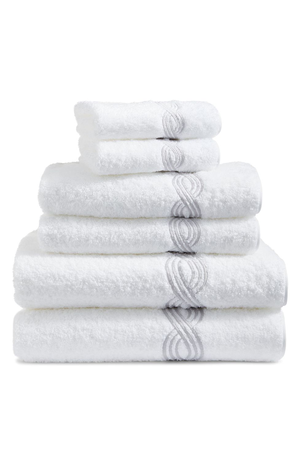 Triple Chain 6-Piece Towel Set