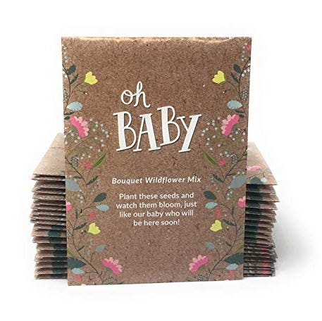 Baby Shower Seed Packet Party Favors, Pack of 20 Baby Shower Seed Packet Party Favors, Pack of 20