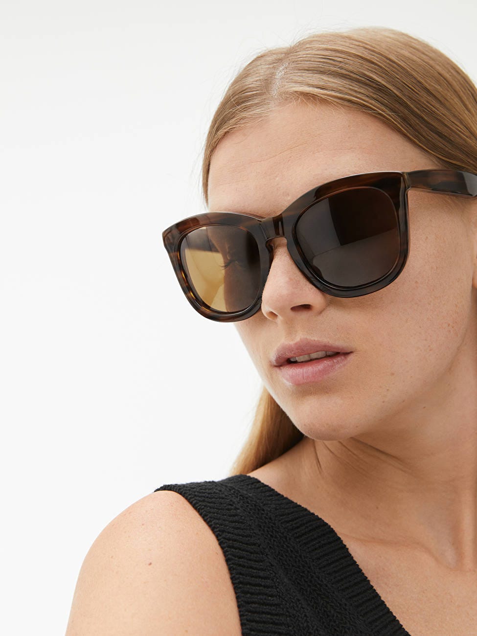 Tortoise Shell Oversized Sunglasses, £55