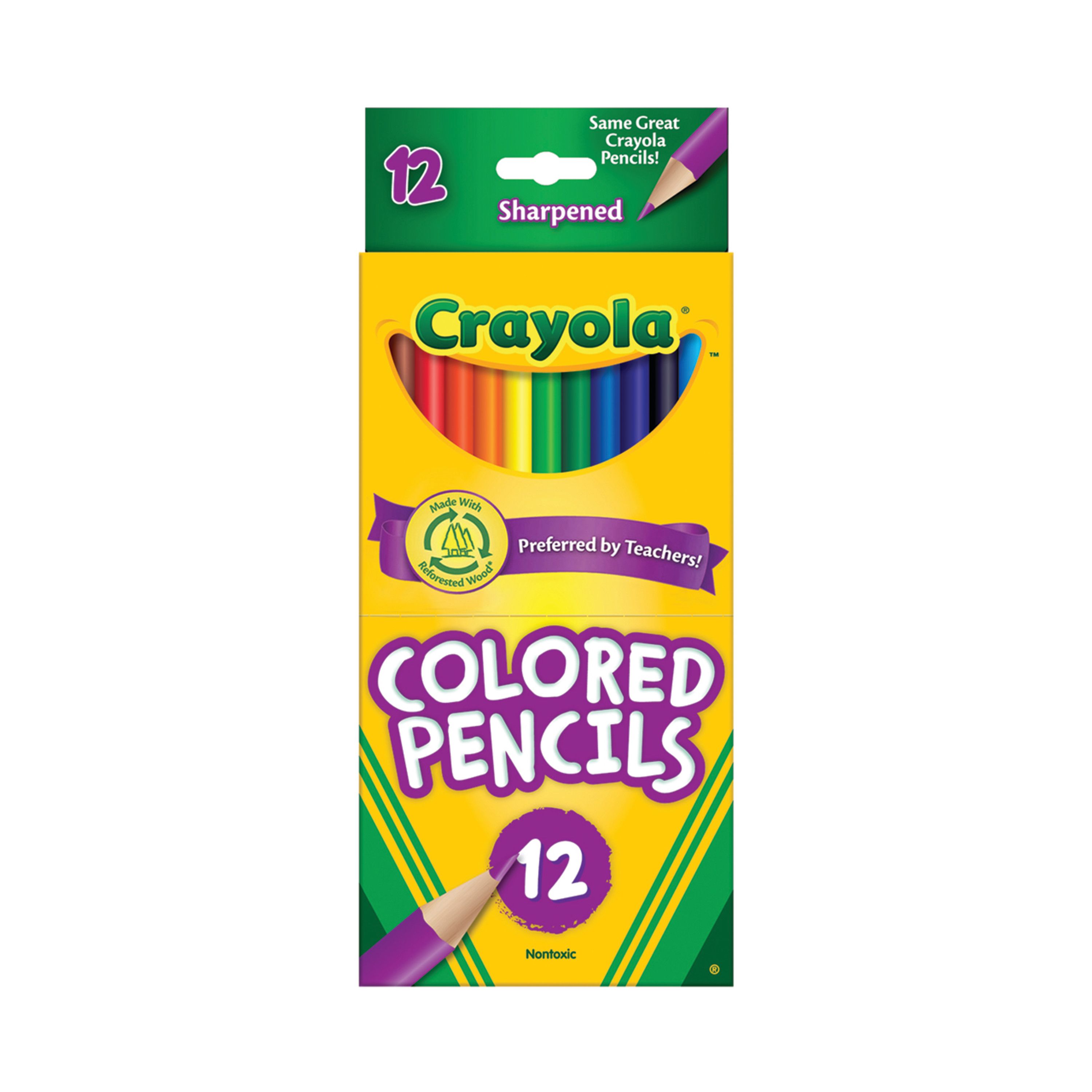 Crayola Colored Pencil Set, 12 Count