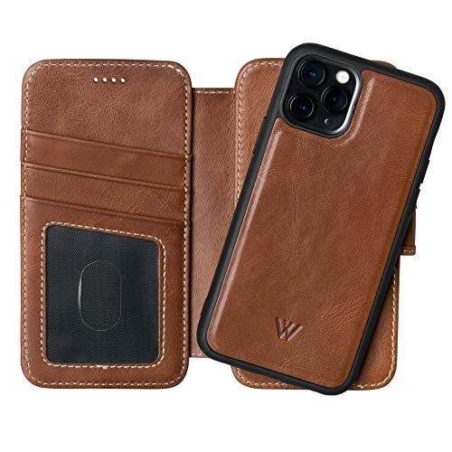 Wilken Leather Wallet with Detachable Phone Case