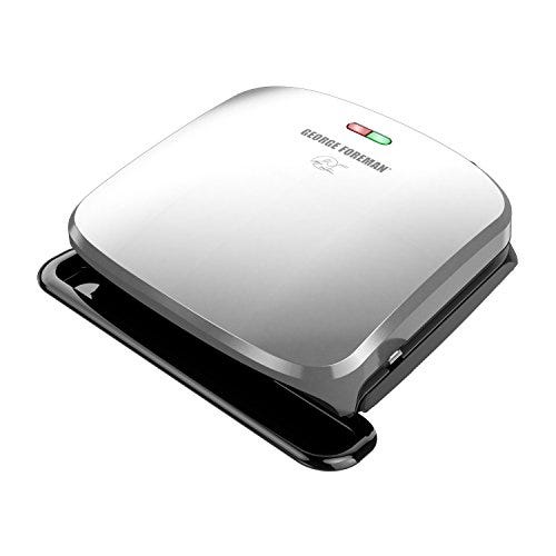 George Foreman 4-Serving Removable Plate Electric Grill