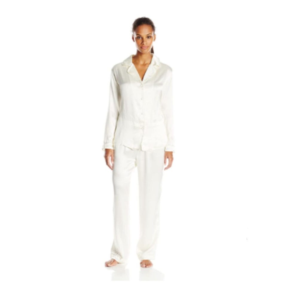 Fishers Finery Women's Mulberry Silk Pajama Set