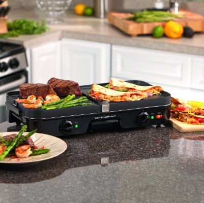 Hamilton Beach 3-in-1 Electric Indoor Grill + Griddle