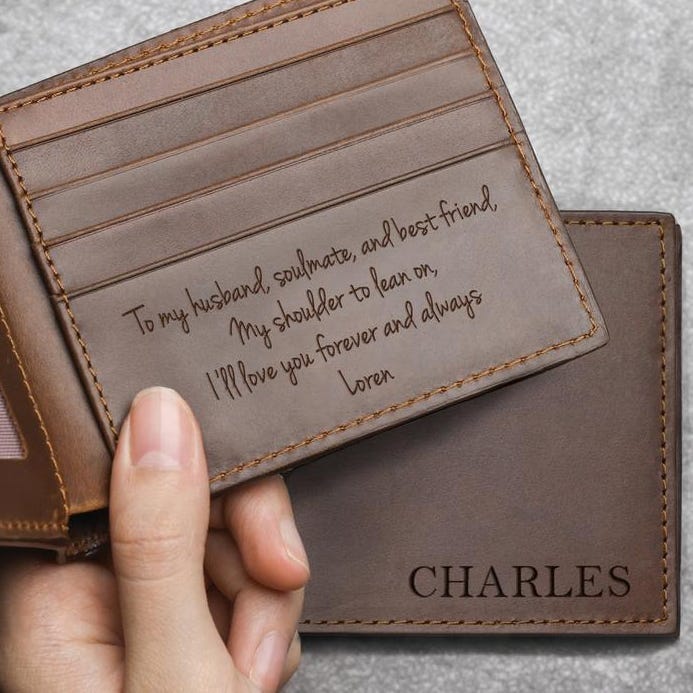 Custom Handwriting Wallet 