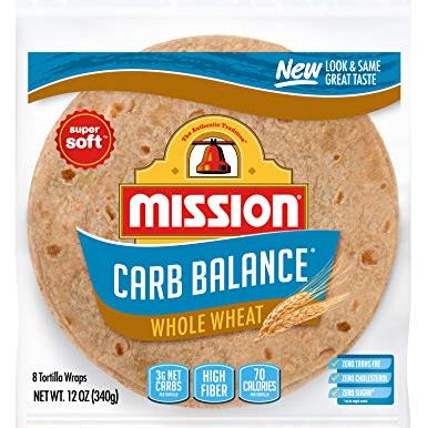 Mission Foods Carb Balance Whole Wheat Tortilla Wraps
