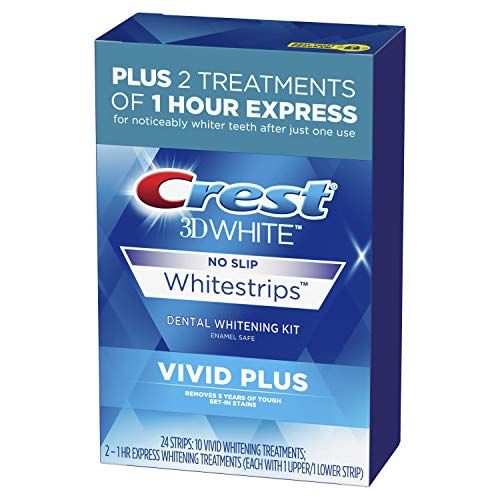 Crest 3D White Whitestrips Vivid Plus Teeth Whitening Kit