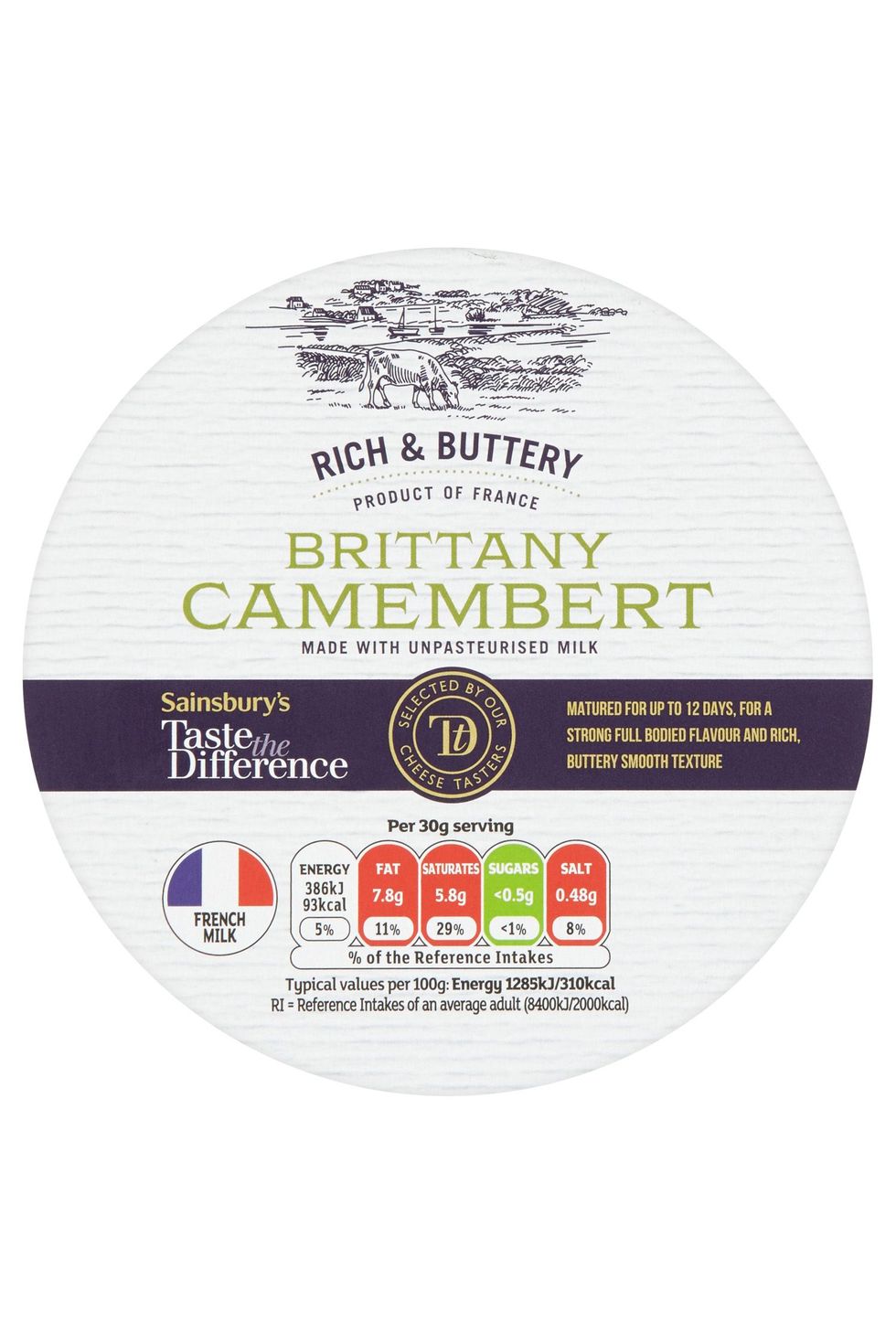 Taste the Difference French Camembert Cheese 250g