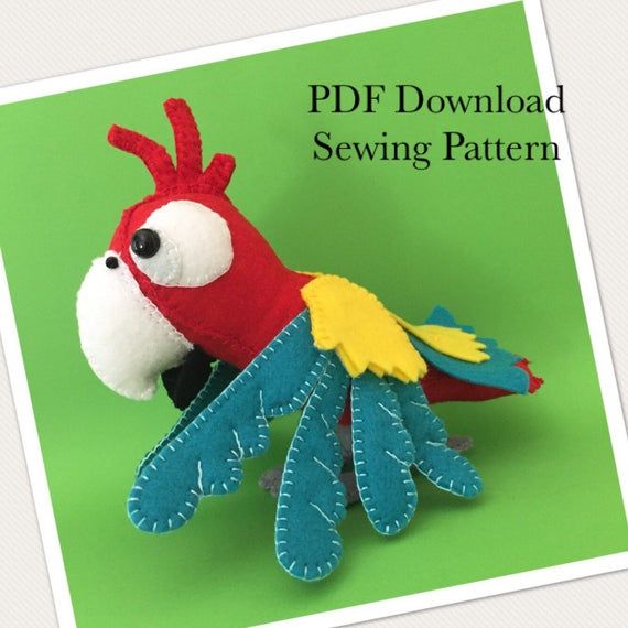 Parrot Sewing Pattern