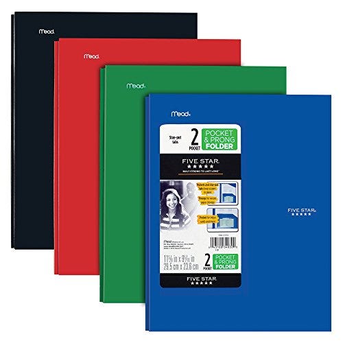 2-Pocket Folders (4 Pack)