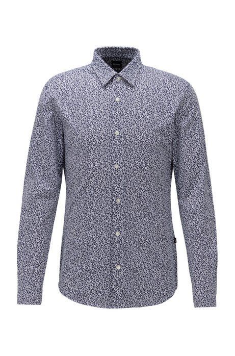 Printed Slim-Fit Shirt in a Recycled-Fabric Blend