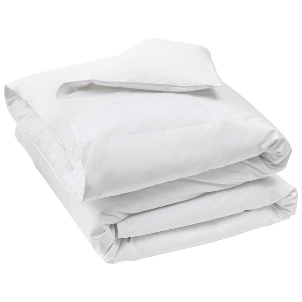 Lightweight Down White Cotton Full/Queen Comforter