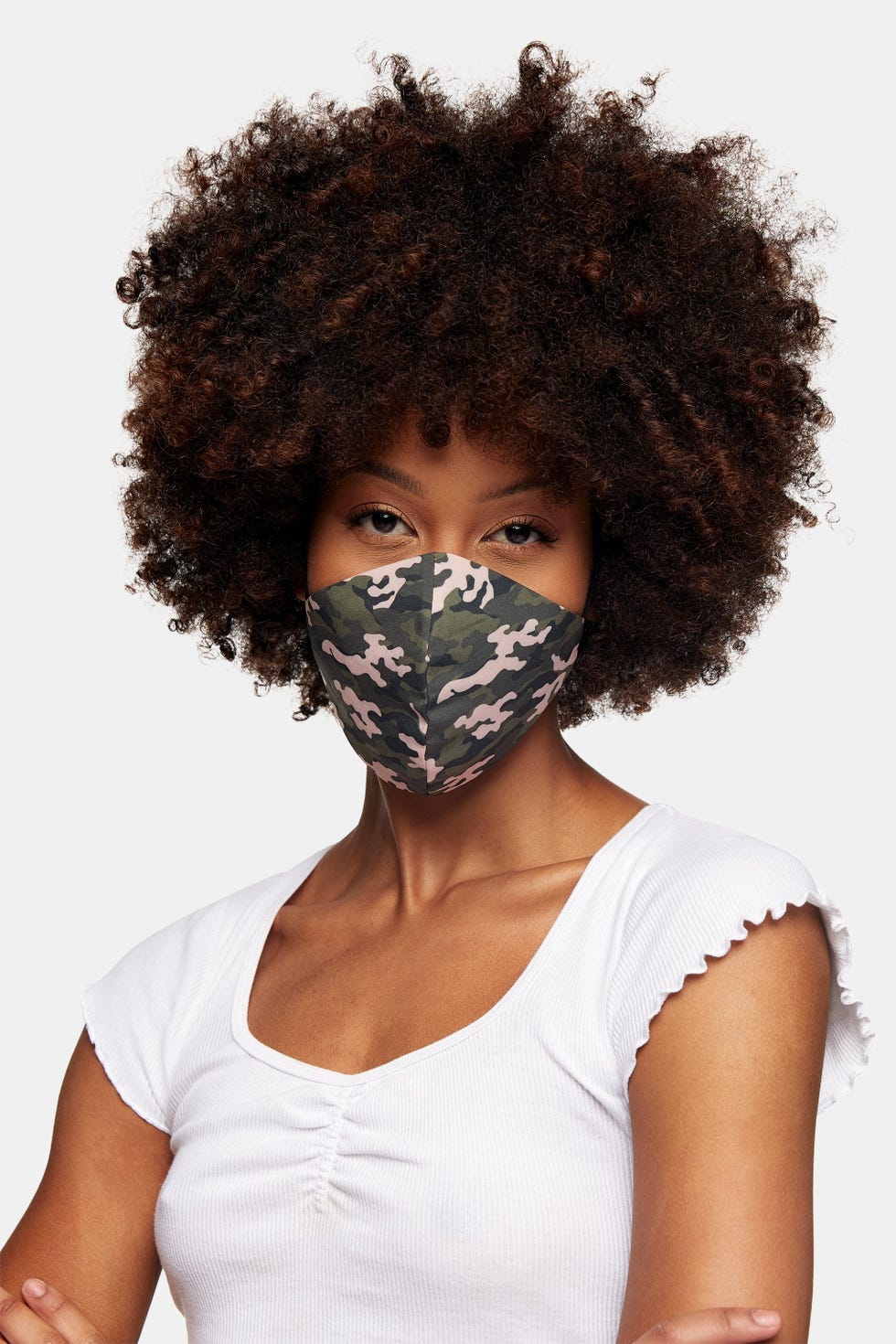 Camouflage Print Fashion Face Mask
