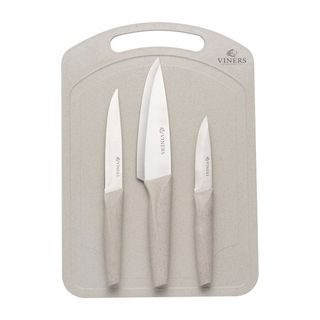 Organic Knife Set with Board