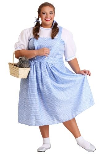 blue and white checkered dress dorothy