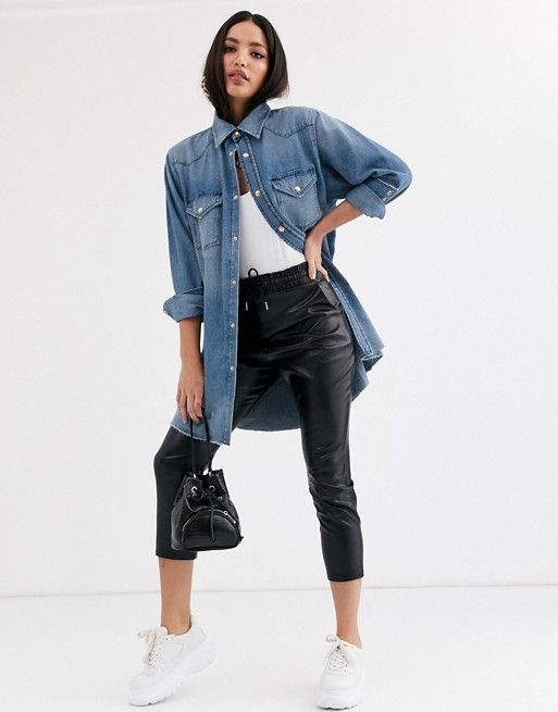 tops to wear with denim jacket