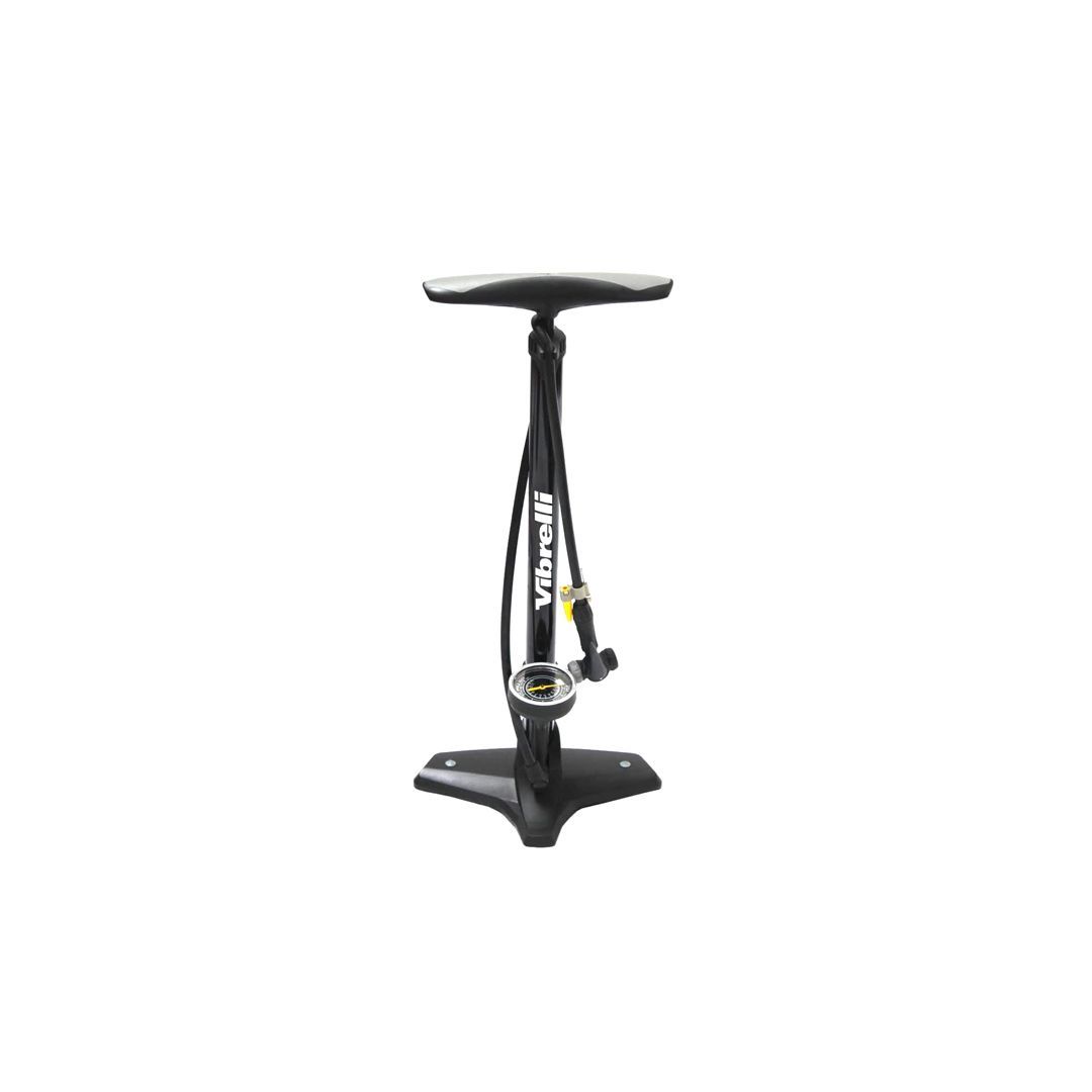 bicycle floor pump with gauge