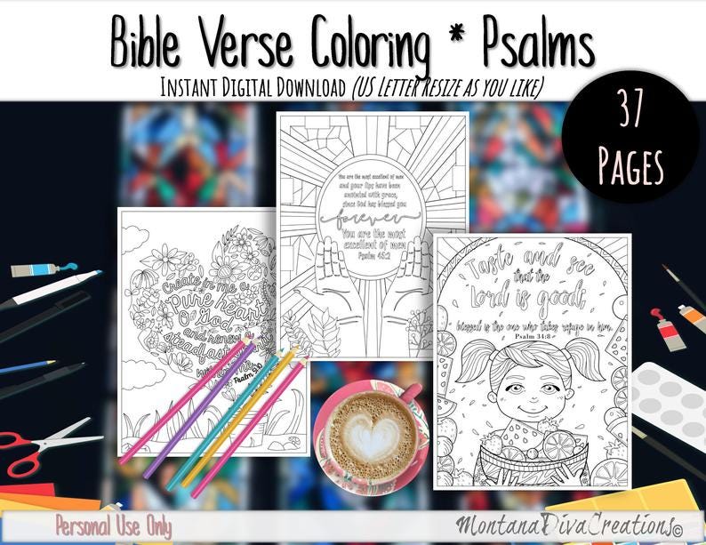 Bible Verse Coloring Book For Adults: Bible Verses to Inspire You with Hope  And