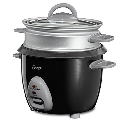 Oster 6-Cup Rice Cooker with Steam Tray