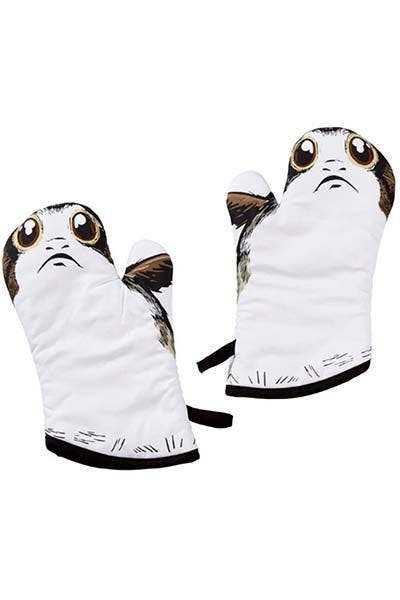 Oven Mitt Made With Licensed Star Wars Porg Fabric 